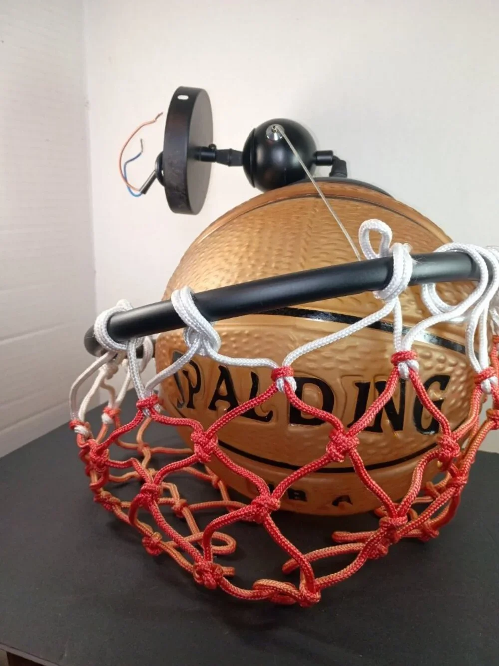 Glass Basketball Chandelier Creative Ball Lamp Sports Theme Pendant Lighting